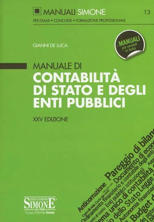 Ultima Occasione Manuale di contabilità di Stato e degli enti pubblici
