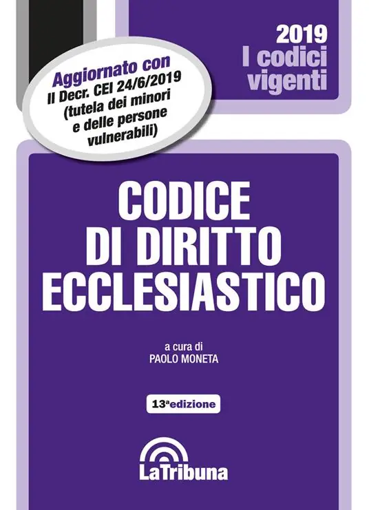 Codice di diritto ecclesiastico Ultimissimo Modello