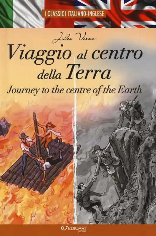 Viaggio al centro della Terra-Journey to the centre of the Earth. I classici italiano-inglese Economico