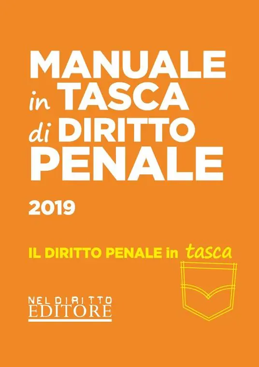 Manuale in tasca di diritto penale Prezzo Di Fabbrica