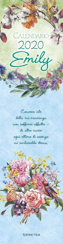 Emily. Calendario stretto 2020 Ultima Occasione