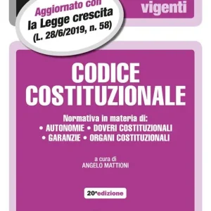 Consegna Rapida Codice costituzionale
