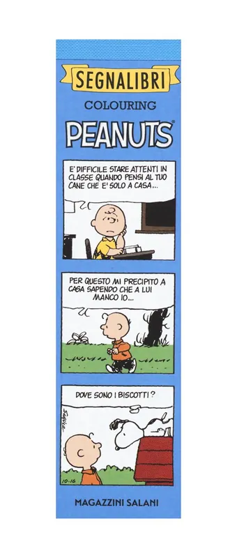 Peanuts. Segnalibri colouring A Buon Prezzo
