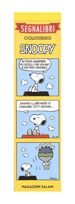 Economico Snoopy. Segnalibri colouring