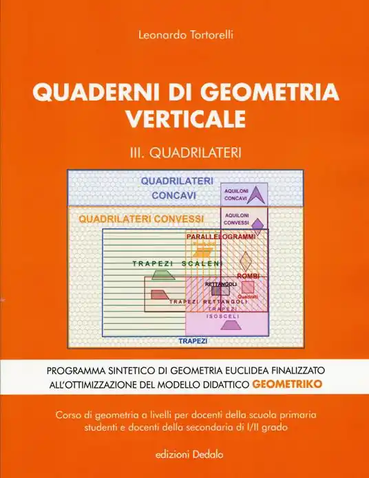 Direttamente Dal Produttore Quaderni di geometria verticale. Vol. 3 Quadrilateri.