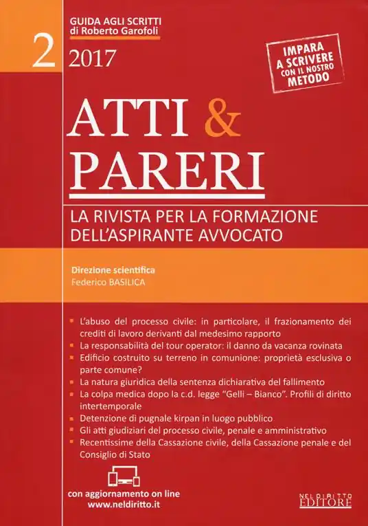 Atti & pareri. Vol. 2 Nuova Collezione