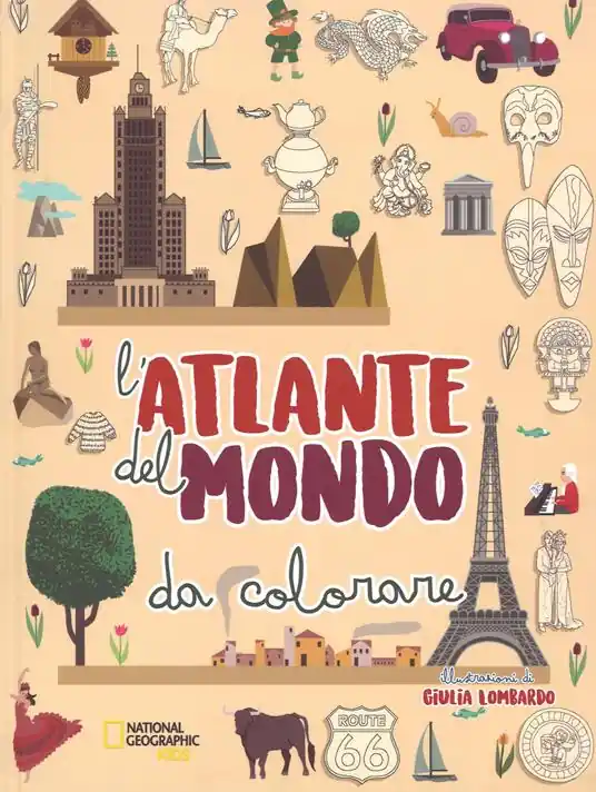 Compra Online L‘atlante del mondo da colorare. Ediz. a colori