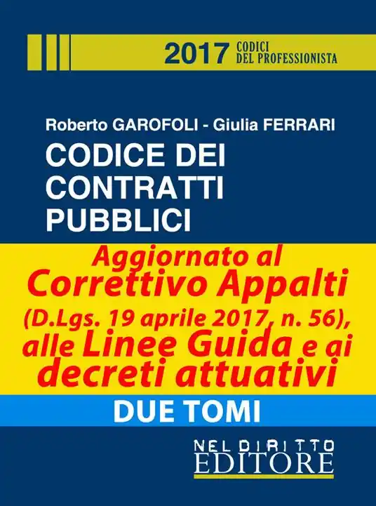 Codice degli appalti pubblici Acquista Ora