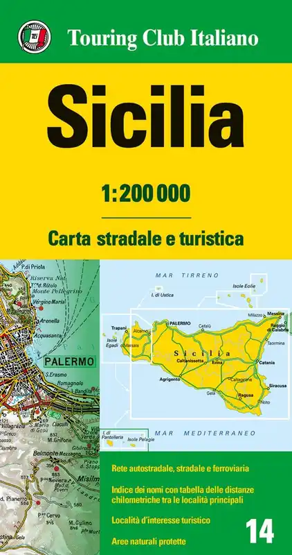 Sconto Sicilia 1 200.000. Carta stradale e turistica
