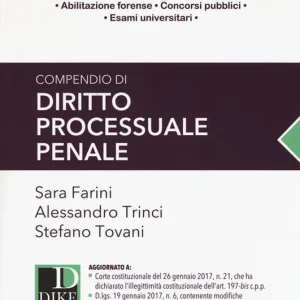 Compendio di diritto processuale penale Quantità Limitata