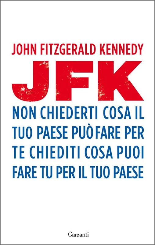 Non chiederti cosa il tuo paese può fare per te, chiediti cosa puoi fare tu per il tuo paese Prezzo Di Fabbrica