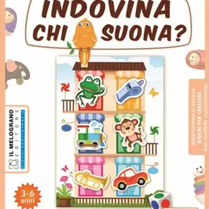 Ultime Pezzi Indovina chi suona? Un gioco nuovo e divertente per imparare a riconoscere e imitare i suoni che ci circondano. Con gadget