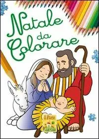 Consegna Rapida Natale da colorare. Verde