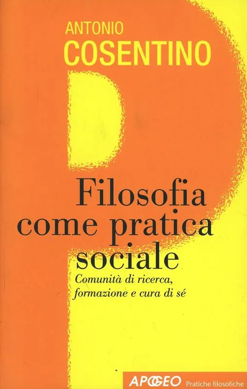 Filosofia come pratica sociale Novità