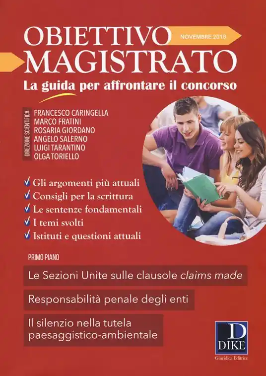 Obiettivo magistrato. La guida per affrontare il concorso (2018). Vol. 11 Novembre Offerta Limitata