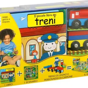 Il piccolo libro dei treni. Little village. Ediz. a colori. Con gadget. Con puzzle Prezzo Di Fabbrica
