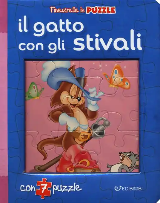 Ordina Subito Il gatto con gli stivali. Finestrelle in puzzle. Ediz. a colori