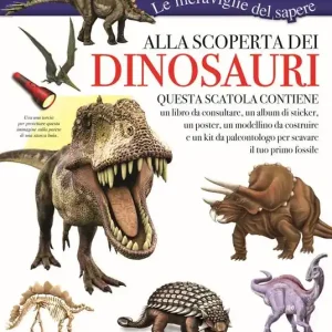 Alla scoperta dei dinosauri. Le meraviglie del sapere. Ediz. a colori. Con gadget Promozione
