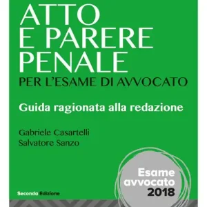 Atto e parere penale per l‘esame di avvocato Offerta