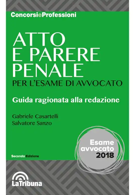 Atto e parere penale per l‘esame di avvocato Offerta