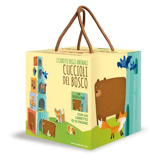 Cuccioli del bosco. I cubotti degli animali. Ediz. a colori. Con gadget Offerta Limitata