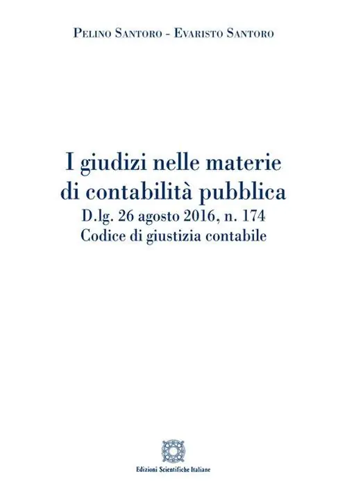Acquista Ora I giudizi nelle materie di contabilità pubblica