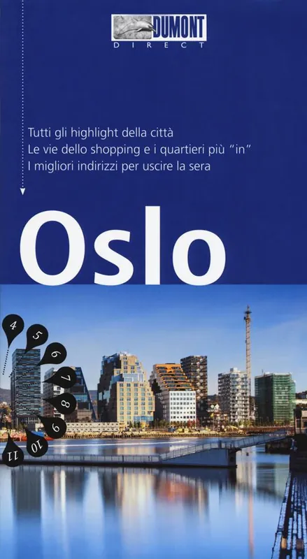 Prezzo Basso Oslo. Con mappa. Con Carta geografica ripiegata