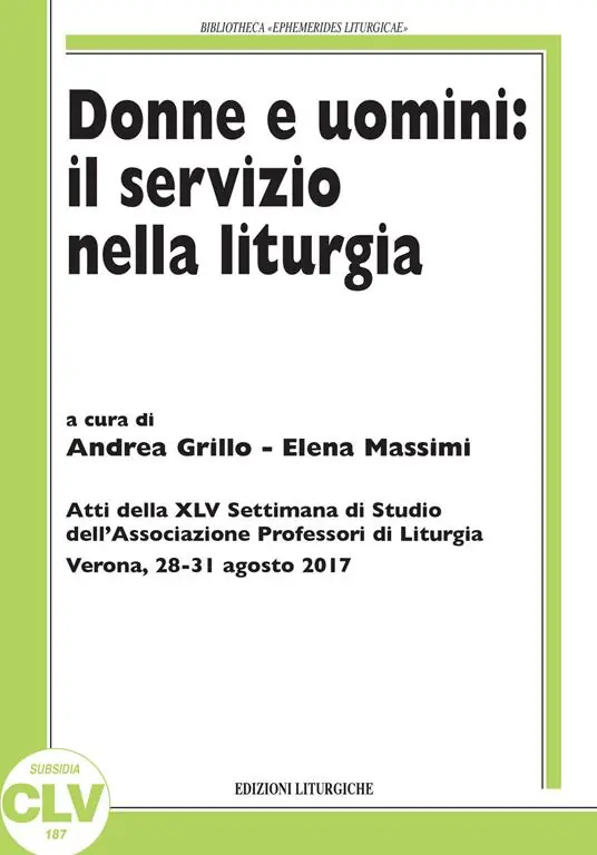 Saldi Donne e uomini il servizio nella liturgia