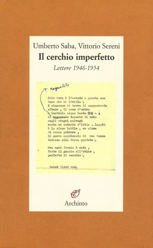 Sconto Il cerchio imperfetto. Lettere 1946-1954