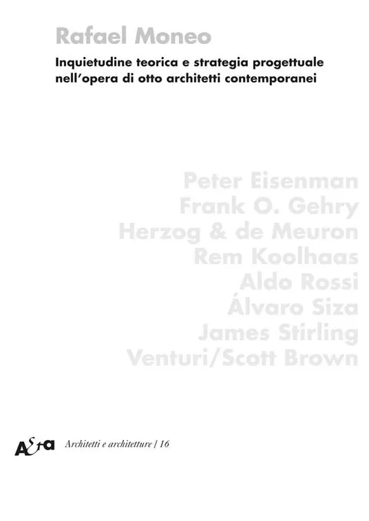 Inquietudine teorica e strategia progettuale nell‘opera di otto architetti contemporanei. Ediz. illustrata Bestseller