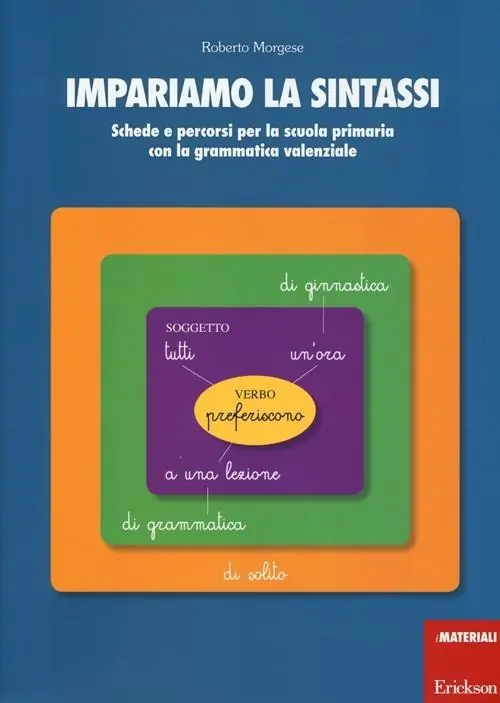 Offerta Limitata Impariamo la sintassi. Schede e percorsi per la scuola primaria con lagrammatica valenziale