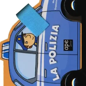 Polizia. Libro macchinina Promozione Esclusiva