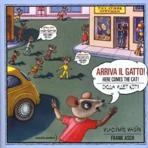 Arriva il gatto! Con poster. Ediz. italiana, russa e inglese Offerta Speciale