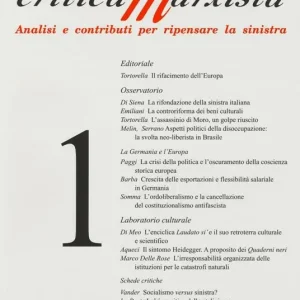 Consegna Rapida Critica marxista (2016). Vol. 1