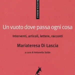 Vendita Finale Un vuoto dove passa ogni cosa. Interventi, articoli, lettere, racconti
