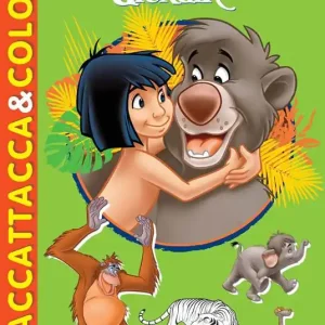 Il libro della giungla. Staccattacca & colora. Con adesivi. Ediz. illustrata Offerta