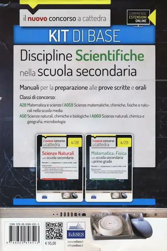Di Tendenza CC 4/28 CC 4/29 Discipline scientifiche nella scuola secondaria. Manuali... Classi di concorso A28, A50, A059, A060. Kit di base. Con espansione online