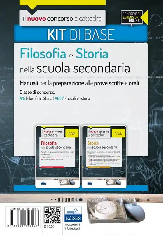 CC 4/10 Filosofia e storia per la scuola secondaria. Manuali per la preparazione alle prove scritte e orali. Classe di concorso A19, A037. Kit di base Non Perdere