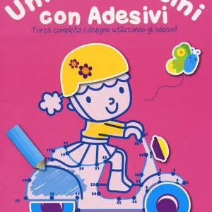 Unisci i puntini. Copertina rosa (1-50). Con adesivi Acquista Ora