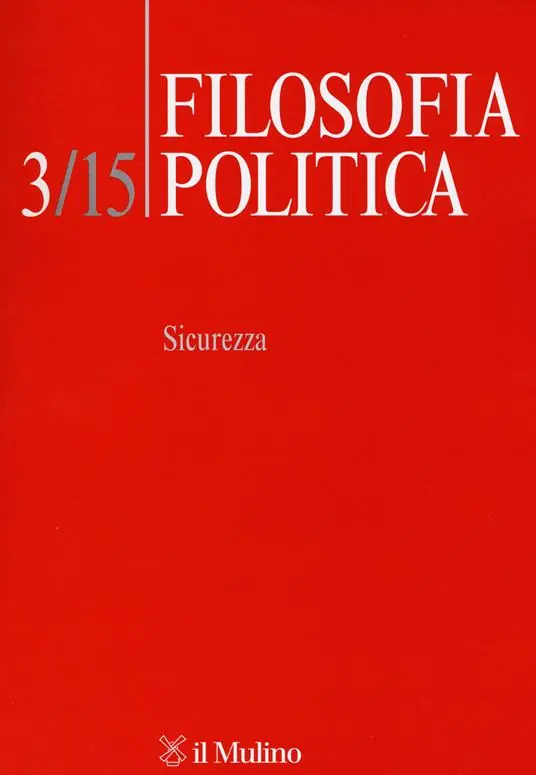 Ultima Occasione Filosofia politica (2015). Vol. 3 Sicurezza.