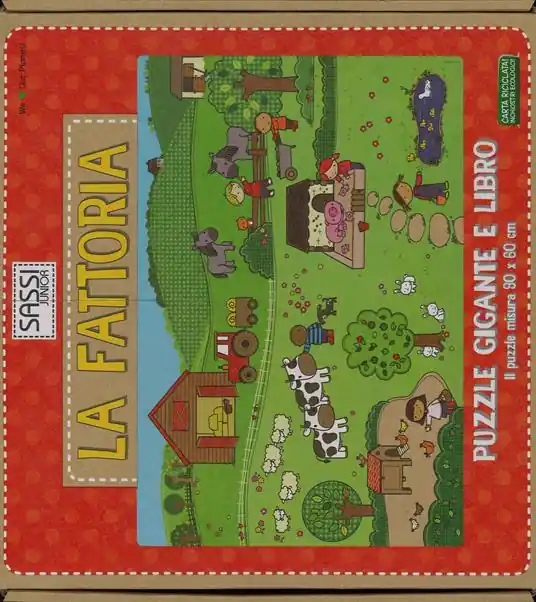 La fattoria. Puzzle gigante. Ediz. illustrata. Con libro Scelto Dai Clienti