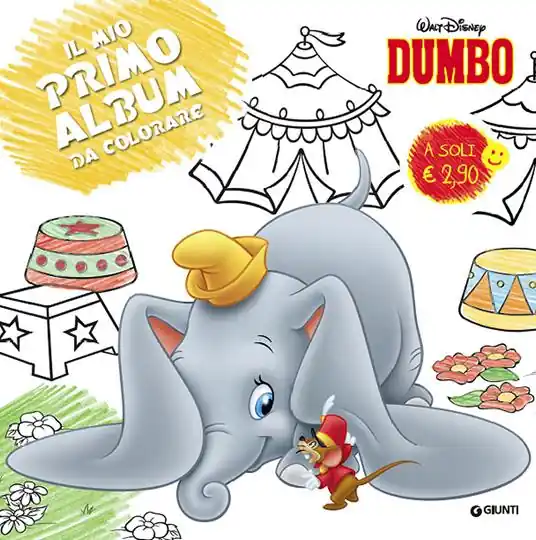 Dumbo. Primo album da colorare Sconto