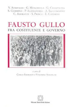 Ultima Occasione Fausto Gullo fra Costituente e governo