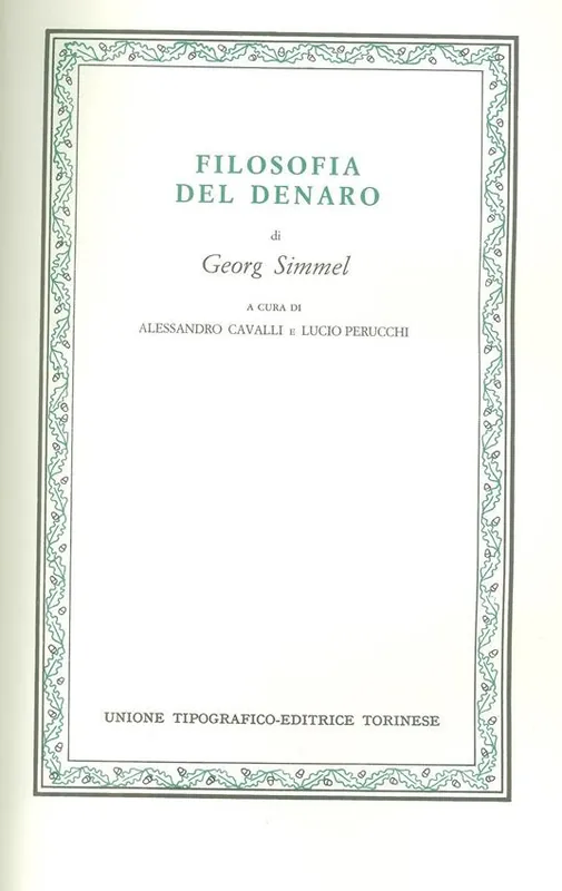 Prezzo Scontato Filosofia del denaro