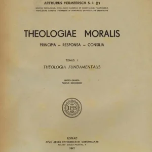 Theologiae moralis. Theologia fundamentalis Di Tendenza
