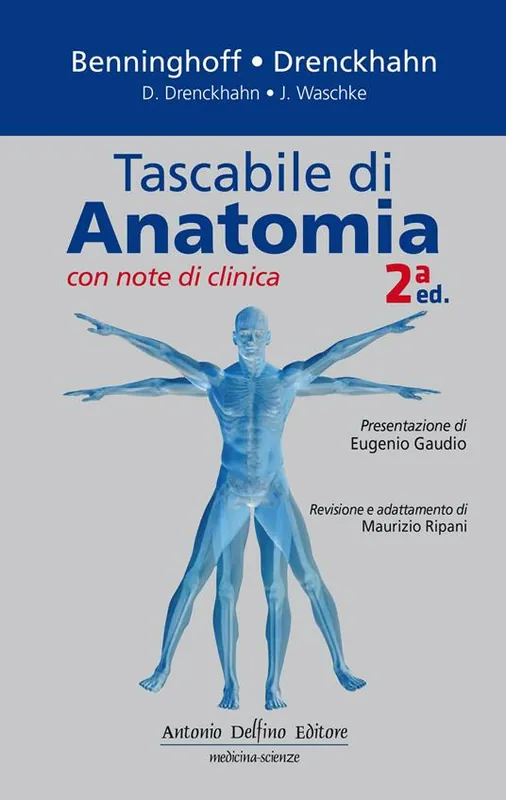 Professionale Tascabile di di anatomia con note di clinica