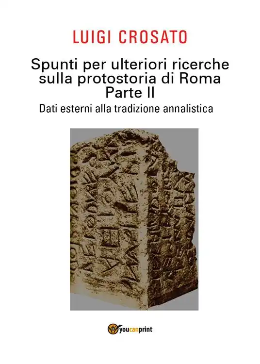 Popolare Spunti per ulteriori ricerche sulla protostoria di Roma. Vol. 2 Dati esterni alla tradizione annalistica.