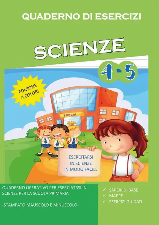 Compra Oggi Stesso Quaderno di esercizi di scienze. Per la Scuola elementare. Vol. 4-5