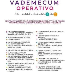 Vademecum operativo della contabilità scolastica dalla A alla Z Spedizione Espresso