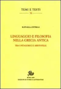 Promo Stagionale Linguaggio e filosofia nella Grecia antica. Tra i pitagorici e Aristotele